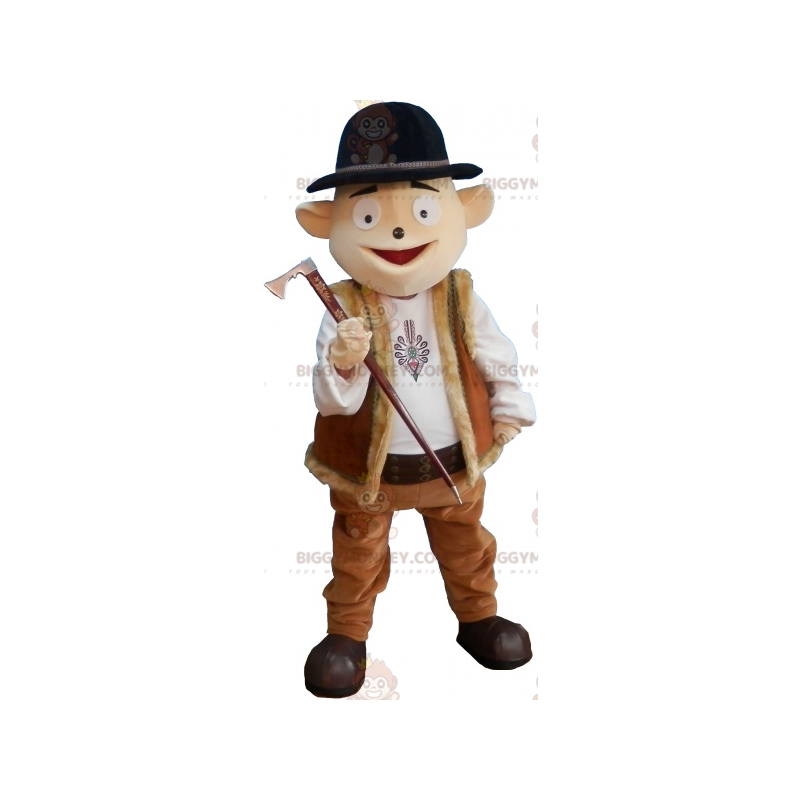 Costume de mascotte BIGGYMONKEY™ de bonhomme en tenue de