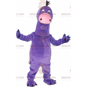 Disfraz de mascota BIGGYMONKEY™ de dinosaurio púrpura gigante
