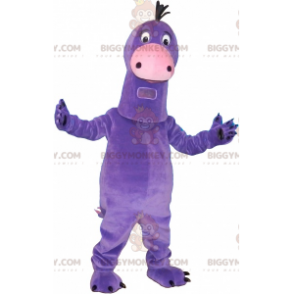 Divertente costume mascotte gigante viola dinosauro