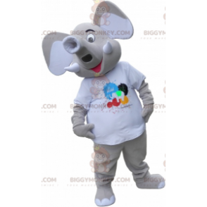 Disfraz de mascota Big Grey Elephant BIGGYMONKEY™ -