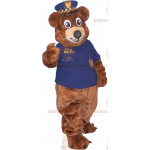 BIGGYMONKEY™ Costume da mascotte Orso bruno in costume da