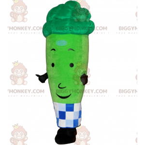 Costume de mascotte BIGGYMONKEY™ d'asperge verte géante -