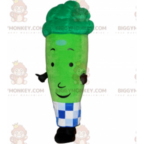 Costume mascotte asparagi verdi giganti BIGGYMONKEY™ -