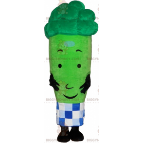 Costume de mascotte BIGGYMONKEY™ d'asperge verte géante -