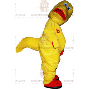 Αστεία κίτρινη και κόκκινη στολή μασκότ BIGGYMONKEY™ -