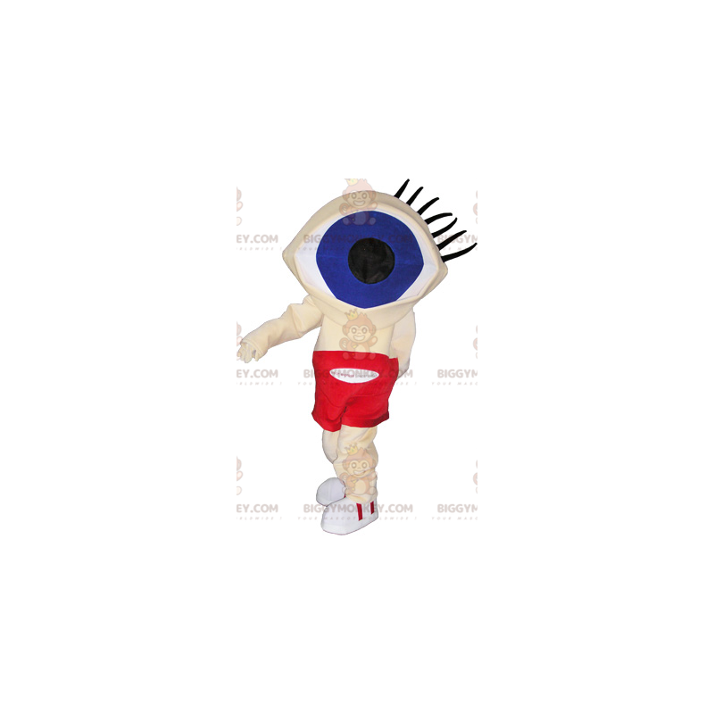 BIGGYMONKEY™ Rolig kille med enormt ögonhuvud maskotdräkt -