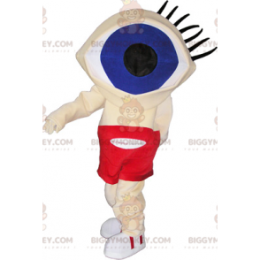 BIGGYMONKEY™ Funny Guy With Huge Eye Head Mascot Costume –