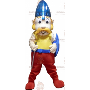 Costume de mascotte BIGGYMONKEY™ de Viking moustachu avec son