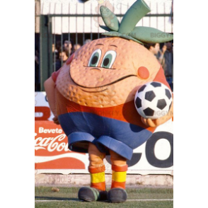 Disfraz de mascota naranja gigante BIGGYMONKEY™ -
