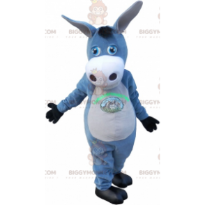 Gray and White Donkey BIGGYMONKEY™ Mascot Costume. Mule