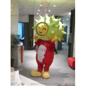 Costume da mascotte di BIGGYMONKEY™ di melone cornuto di