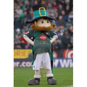 Costume de mascotte BIGGYMONKEY™ de bonhomme roux irlandais -