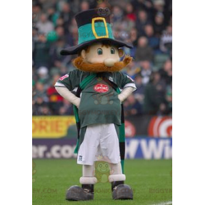 Traje de mascote irlandês Ginger Man BIGGYMONKEY™ –