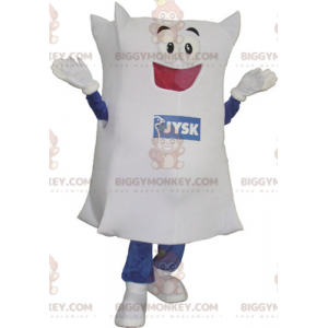 Costume da mascotte Giant White Pillow BIGGYMONKEY™. Cuscino