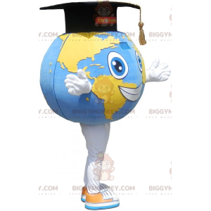 Giant Planet Earth BIGGYMONKEY™ maskotkostume med gradhat -