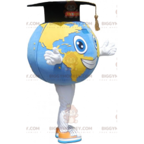 Στολή μασκότ Giant Planet Earth BIGGYMONKEY™ με καπέλο Grad -