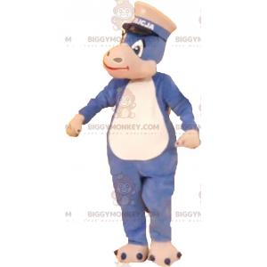 Κοστούμι μασκότ με γκρι και ροζ πλάσμα δεινοσαύρων BIGGYMONKEY™