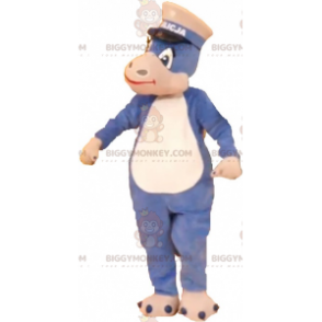 Costume mascotte BIGGYMONKEY™ dinosauro creatura grigia e rosa