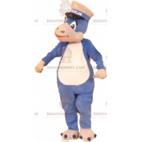 Fantasia de mascote de dinossauro BIGGYMONKEY™ cinza e rosa –