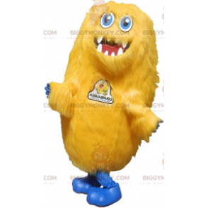 Big Yellow Monster BIGGYMONKEY™ Mascot Costume. Fantasy