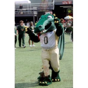 Costume de mascotte BIGGYMONKEY™ de crocodile vert géant -