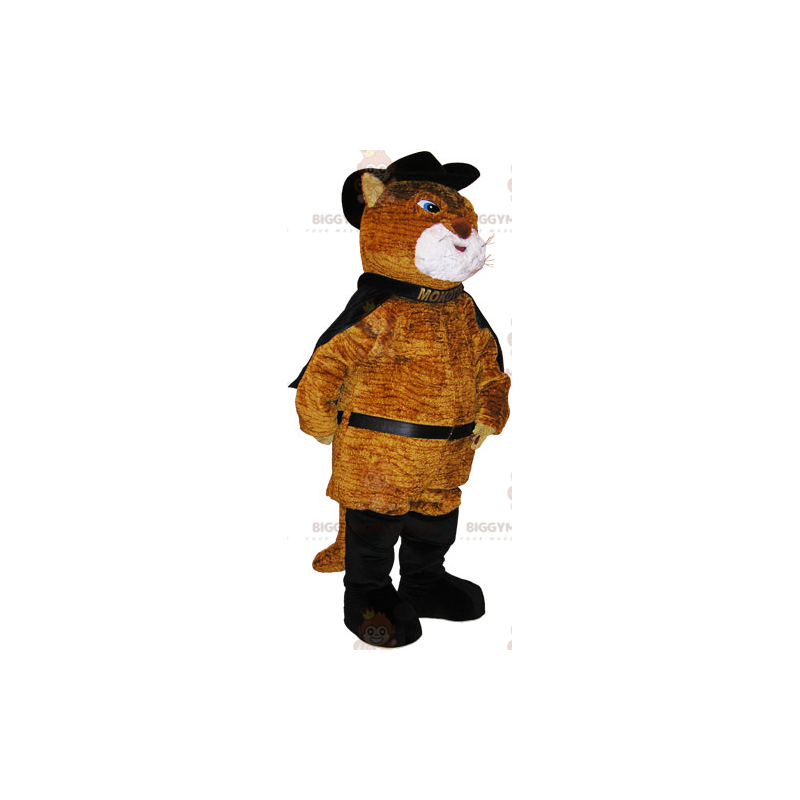 BIGGYMONKEY™ Mascottekostuum Big Brown Cat In Puss In Boots