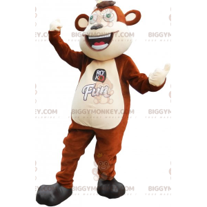 Mascote macaco engraçado e muito fofo - Animais Cortar L (175-180CM)
