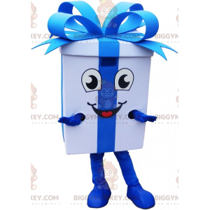 Jumbo lahjapaperi BIGGYMONKEY™ maskottiasu söpöllä sinisellä