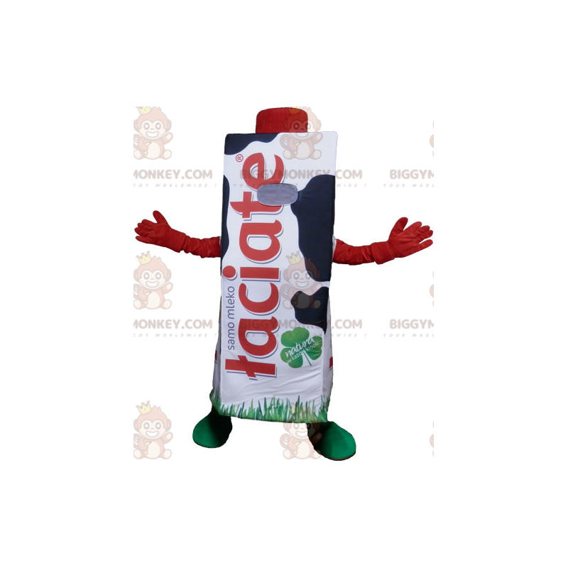White and Black Giant Milk Brick BIGGYMONKEY™ Mascot Costume –
