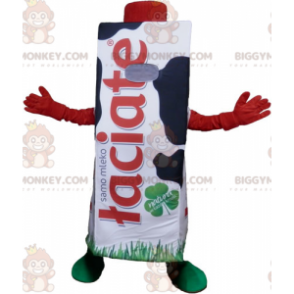 White and Black Giant Milk Brick BIGGYMONKEY™ Mascot Costume –