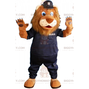 BIGGYMONKEY™ Costume da mascotte Leone marrone in costume da