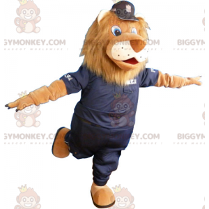 BIGGYMONKEY™ Costume da mascotte Leone marrone in costume da