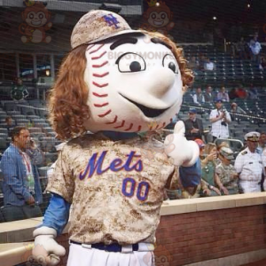 Mr. Met Mets Baseball Man Adult Mascot Funny Costume