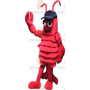 BIGGYMONKEY™ Costume da mascotte Aragosta gigante rossa con