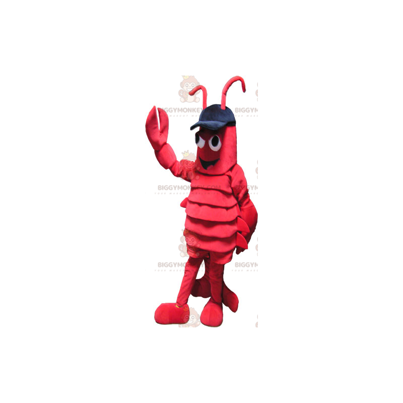 Disfraz de mascota BIGGYMONKEY™ Langosta gigante roja con