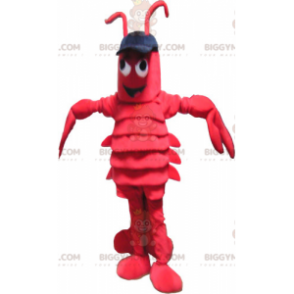 BIGGYMONKEY™ Mascottekostuum Red Giant Lobster With Big Claws -