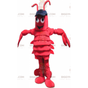 Costume de mascotte BIGGYMONKEY™ de homard géant rouge avec de