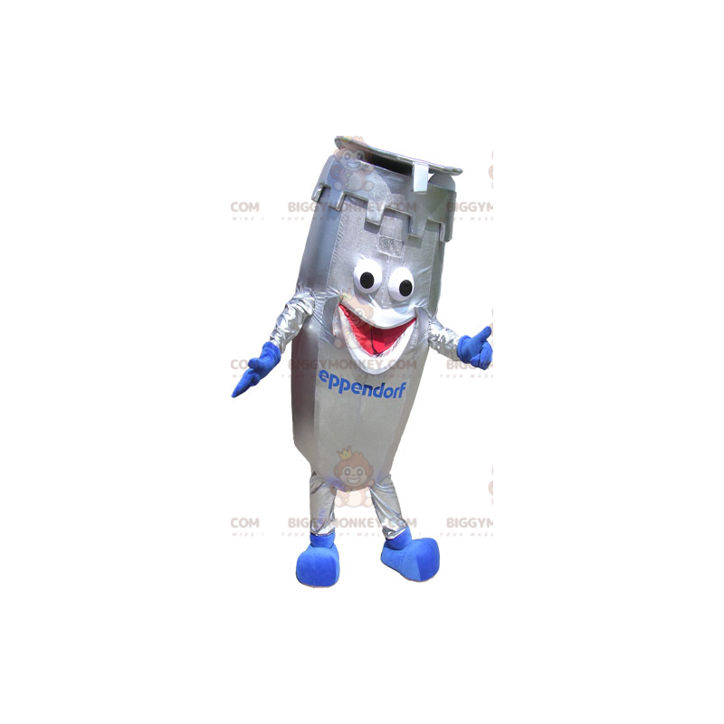 Metal Barrel BIGGYMONKEY™ Mascot Costume Lab Equipment