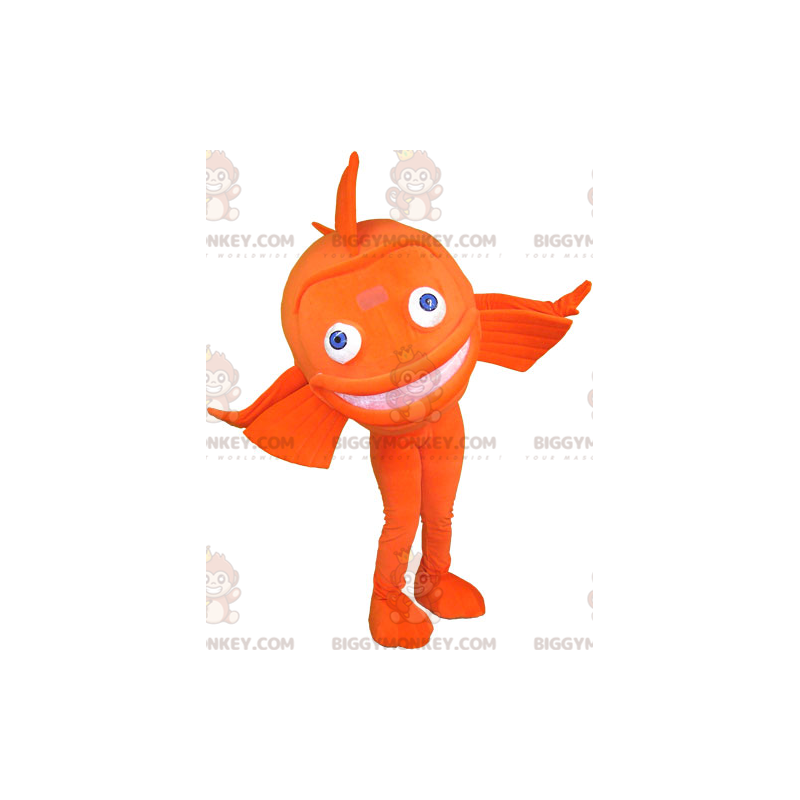 Costume de mascotte BIGGYMONKEY™ de poisson géant orange -