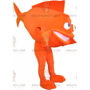 Orange kæmpefisk BIGGYMONKEY™ maskotkostume - Biggymonkey.com