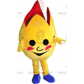 Yellow & Red Giant Open Egg BIGGYMONKEY™ Mascot Costume –