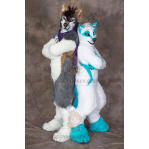 2 coloratissime mascotte del cane lupo di BIGGYMONKEY -