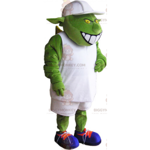Green Alien Monster BIGGYMONKEY™ Mascot Costume –