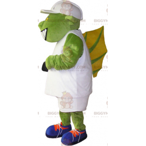 Costume mascotte BIGGYMONKEY™ mostro alieno verde -