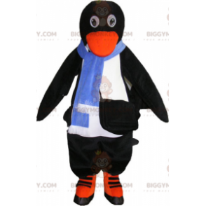 Costume da mascotte BIGGYMONKEY™ pinguino bianco e nero