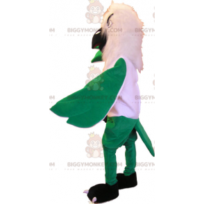 Fantástico traje de mascote BIGGYMONKEY™ de águia verde e