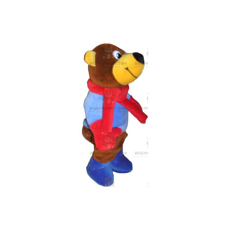 Brun Teddy BIGGYMONKEY™ maskotkostume. Bamse - Biggymonkey.com