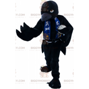 Disfraz de mascota BIGGYMONKEY™ de pájaro negro de aspecto