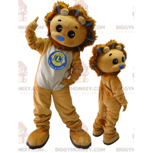 2 mascota de BIGGYMONKEY™. La mascota del cachorro y el león