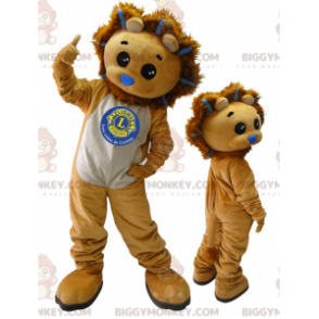 2 Maskottchen von BIGGYMONKEY™. BIGGYMONKEY™s braunes Löwen-